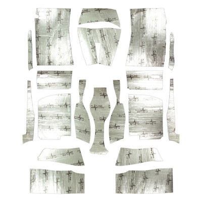 Flatline Barriers 1961-64 Chevy Impala Floor Insulation and Sound Dampening Kit - TABB5018