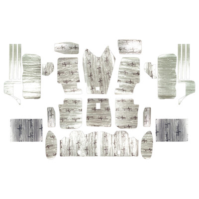 Flatline Barriers 1978-87 GM G-Body Full T-Top Insulation and Sound Dampening Kit - TABG8006