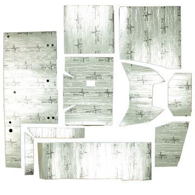 Flatline Barriers 1966-77 Bronco Floor Insulation and Sound Dampening Kit - TABLB9000