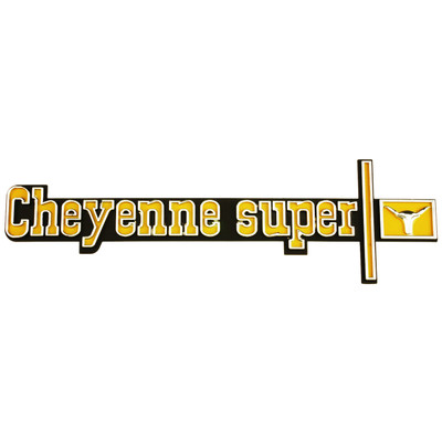 Trim Parts 1973-1974 Chevrolet Full Size Truck Cheyenne Super Dash Emblem - (9684)