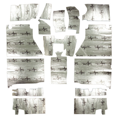 Flatline Barriers 1956-60 Chevrolet Corvette Floor Insulation and Sound Dampening Kit - TABV7001