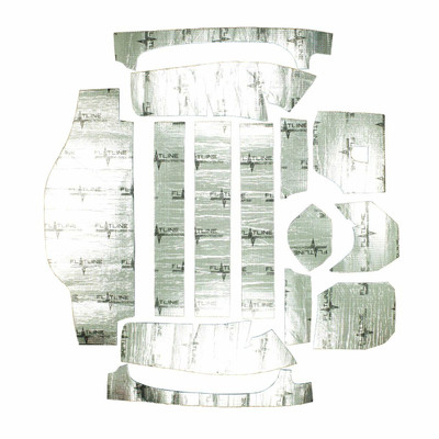 Flatline Barriers 1963-67 Chevrolet Corvette Cargo Insulation and Sound Dampening Kit - TABV7009