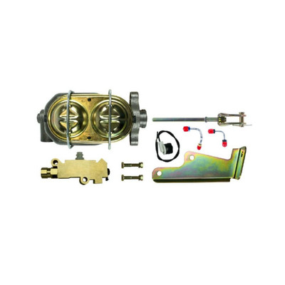 The Right Stuff 1 Inch Bore Master Cylinder and Disc Front/Drum Rear Combination Valve Combo Kit - G0571