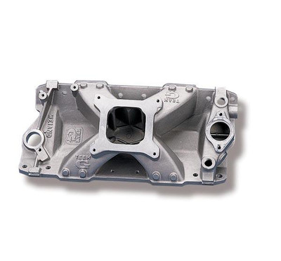 Weiand Small Block Chevy Intake Manifold Sq Bore Single Plane 2800-7200 RPM - 7530WND-WEI