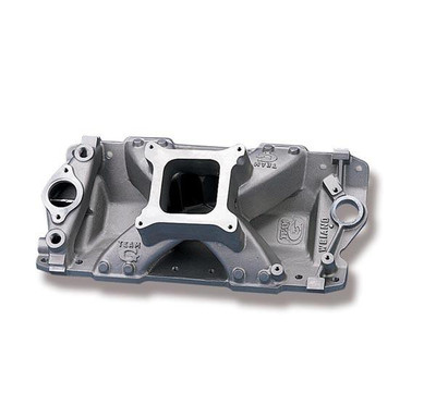 Weiand Small Block Chevy Intake Manifold Sq Bore Single Plane 3000-8200 RPM - 7531WND-WEI