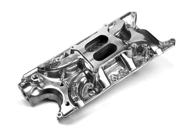 Weiand Ford Small Block Intake Manifold 289/302 LoRise Dual Plane Idle-5500RPM Polished - 8124P-WEI