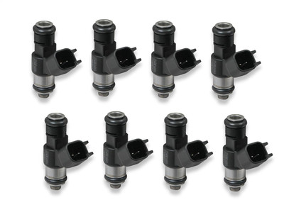 Holley EFI Sniper Fuel Injector, 36 Lb/Hr, High Impedance, Pico/EV6 Style, Set Of 8 - EFI-522-368S