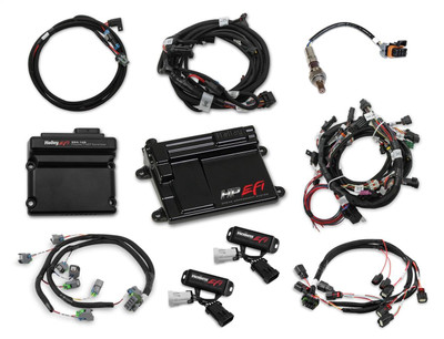 Holley EFI 11-12 Ford Coyote, TI-VCT Controller HP EFI ECU Module Kit, NTK Sensor - EFI-550-619N