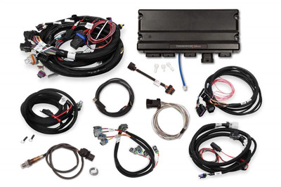 Holley EFI Terminator X Max MPFI System, For GM LS1/LS6, EV6 Injectors, w/DBW Trans Control - EFI-550-934T