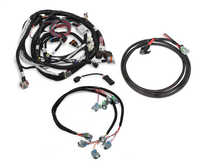 Holley EFI Fuel Injection Wire Harness, For GM LS2/LS3/LS7, 58X Sensor, Uscar/EV6 Injector - EFI-558-501