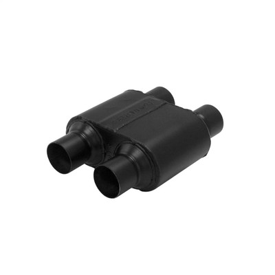 Flowmaster Super 10 Chambered Muffler 2.5 Dual In/Dual Out Aggressive Stainless - FLO-8425154