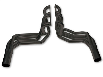 Hooker Super Comp Long Tube Headers, Sidemount, 1963-74 Corvette w/SBC, Black - HKR-2224HKR