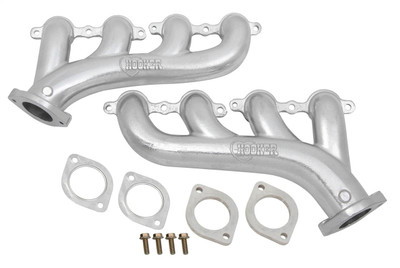 Hooker Blackheart Exhaust Manifolds 2.5 Outlet for LS Swaps Silver Ceramic Coat - HKR-8502-1HKR