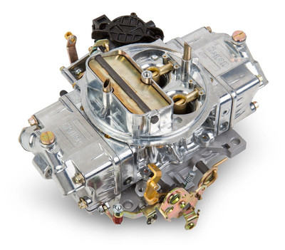 Holley Street Avenger 4150 Carburetor 670CFM Manual Choke Vacuum Secondary Shiny - HOL-0-81670