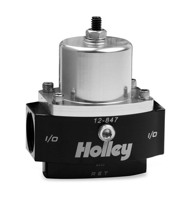 Holley Dominator Billet Fuel Pressure Regulator, Two Port Adjustable from 4.5-9 PSI - HOL-12-847