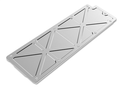 Holley LS Valley Cover, For GM LS2/LS3/LS7/LSX Applications, Finned, Natural Billet - HOL-241-263
