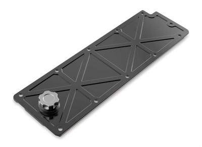 Holley LS Valley Cover w/Oil Fill, For GM LS2/LS3/LS7/LSX Applications, Trussed, Black - HOL-241-362