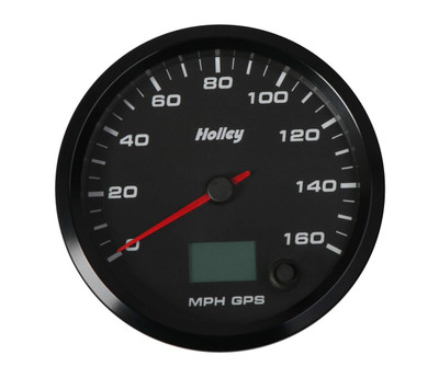 Holley Holley EFI GPS Speedometer, Black Face, 4-1/2 160 MPH GPS Speedometer w/ODO - HOL-26-610