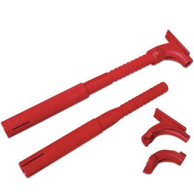 MSD Pro Stock Hemi Tube, Set of 8, Red - MSD-3476