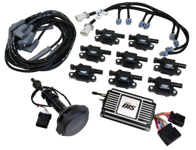 MSD MSD Direct Ignition System DIS Kit, For Ford 351W, Black - MSD-601533