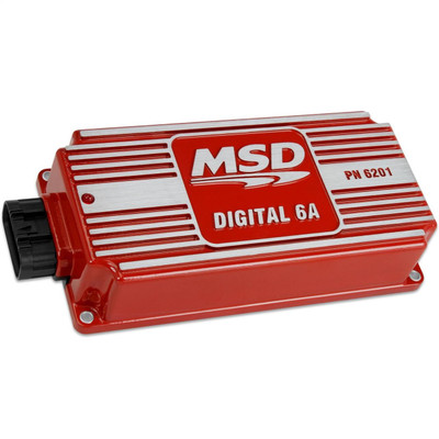 MSD Digital 6A Ignition Control, 135-145 mJ per Spark, 520-540 Volts, Red - MSD-6201