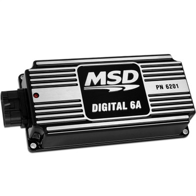 MSD Digital 6A Ignition Control, 135-145 mJ per Spark, 520-540 Volts, Black - MSD-62013