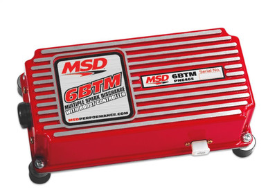 MSD 6BTM Boost Timing Master, Retards Timing 1-3 Degrees per lb of Boost, Red - MSD-6462