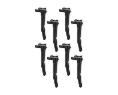 MSD 10-17 F-Series w/6.2L, Blaster Direct Ignition Coil Set, Black, 8-Pack - MSD-827483
