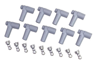 MSD 78-86 GM w/5.0/5.7L, HEI Distributor Boots, Spiral Core 8.8MM, Yellow - MSD-8849