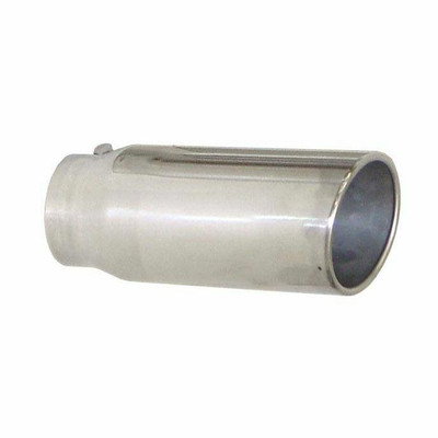 Pypes Exhaust Universal Truck Polished 3.5 Inlet x 4.5 OD x12 L Tail Pipe Tip - EVT3545-PYP