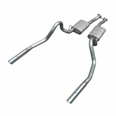 Pypes Exhaust 99-04 Mustang GT Cat Back Exhaust System w/Violator Mufflers and Polished Tips - SFM27V-PYP