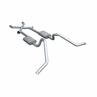 Pypes Exhaust 65-70 Impala 2.5 Crossmember Back Exhaust System w/Xchange and StreetPro Muffler - SGB11S-PYP