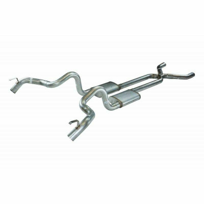 Pypes Exhaust 70-74 Camaro and Firebird 3 Crossmember Back Exhaust System w/X-Pipe w/o Mufflers - SGF13-PYP