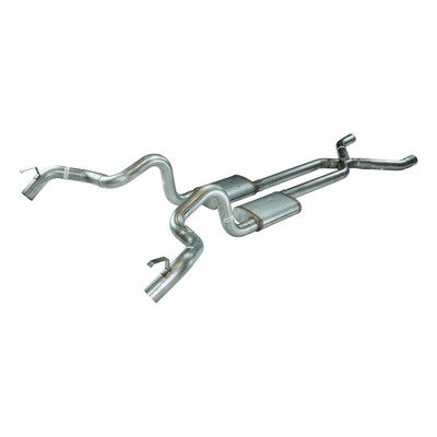 Pypes Exhaust 70-74 Camaro and Firebird Crossmember Back System w/X-Pipe and Violator Mufflers - SGF13V-PYP