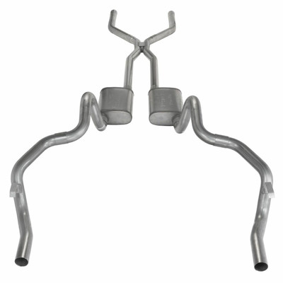 Pypes Exhaust 70-74 Camaro and Firebird Crossmember Back Exhaust System w/H-Pipe w/o Mufflers - SGF41-PYP