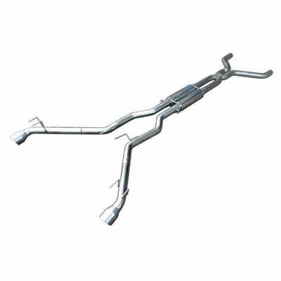 Pypes Exhaust 10-14 Camaro V8 Cat Back Exhaust System w/M80 Race Pro Muffler and Tips - SGF50K-PYP