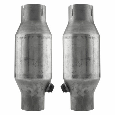 Pypes Exhaust 78-87 El Camino Race Pro 2.5 In Crossmember Back Dual Split Rear Exhaust System - SGG942RE-PYP