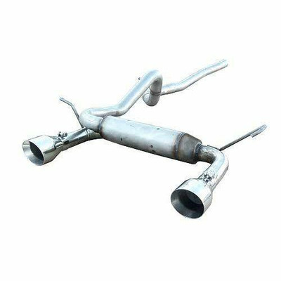 Pypes Exhaust 07-18 Wrangler 2 Door Dual Exit Cat Back Exhaust System w/Street Pro Muffler - SJJ17S-PYP