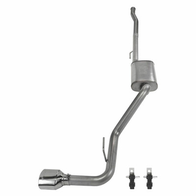 Pypes Exhaust 2020-2021 Gladiator Street Pro 2.5 In Cat-Back Single Split Side Exhaust System - SJJ51S-PYP
