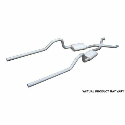 Pypes Exhaust 66-74 Mopar B-Body Crossmember Back Exhaust System w/X-Pipe w/o Mufflers - SMB10-PYP