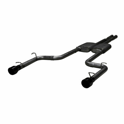 Pypes Exhaust 2006-2010 Charger Phantom Black 2.5 In Cat Back Dual Split Rear Exhaust System - SMC10RB-PYP