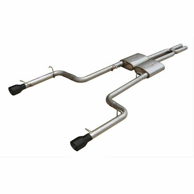 Pypes Exhaust 06-12 Charger and Magnum SRT8 Cat Back Exhaust w/Race Pro Mufflers and Black Tips - SMC11RB-PYP