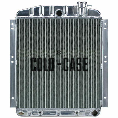 Cold Case Radiators 48-54 GMC Truck Aluminum Radiator Polished OE Style Tanks 22.6x26.2x3 - CR-GMT559A