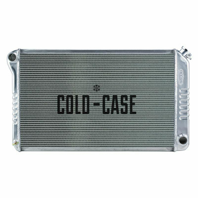 Cold Case Radiators 70-81 Firebird TA w/MT Aluminum Radiator Polished OE Style Tanks 33.2x18.8x3 - CR-GPF18
