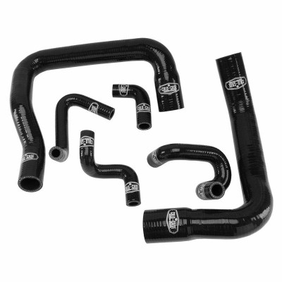 Cold Case Radiators 86-93 Mustang w/V8 Black 5mm Wall Silicone Radiator Hose Kit - CR-HFOR05
