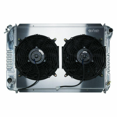 Cold Case Radiators 87-93 Mustang w/MT Aluminum Radiator and Fan Shroud Kit 30.1x19.7x3 - CR-LMM570K