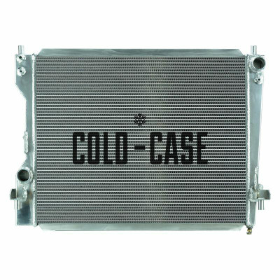 Cold Case Radiators 05-14 Mustang Performance Aluminum Radiator Polished Tanks 29.25x21.5x2.75 - CR-LMM574