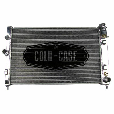 Cold Case Radiators 05-06 GTO w/LS2 Aluminum Performance Radiator Polished Tanks 31x21x3 - CR-LMP5000A