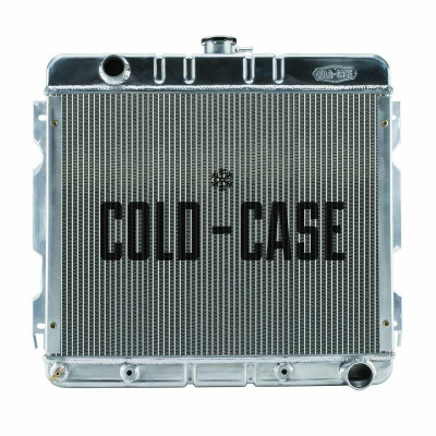 Cold Case Radiators 70-72 A,B Body w/SB and AT Aluminum Performance Radiator Polished OE Style Tanks - CR-MOP755A