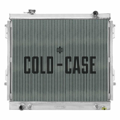 Cold Case Radiators 95-04 Tacoma 2WD 20-5/8 Dual Core Aluminum Performance Radiator Polished Tanks - CR-TAC110A